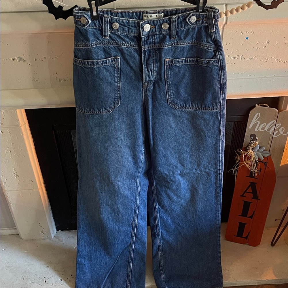 Free People Women's Denim Flare Jeans